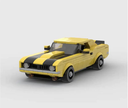 muchos coches mezclados