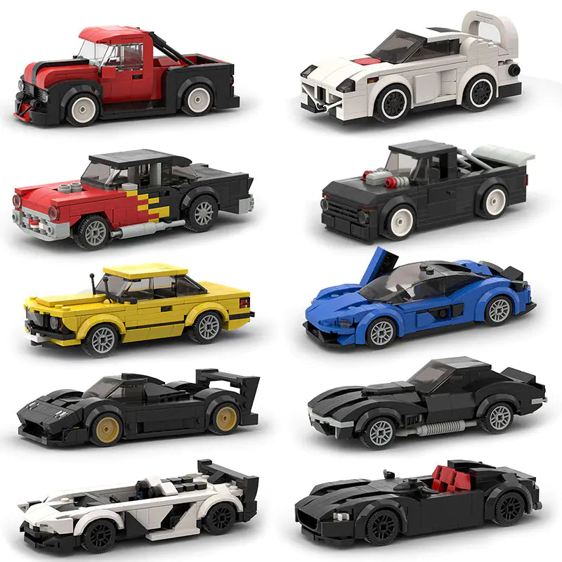 Kids Toy Car Model Compatible with LEGO DIY Blocks